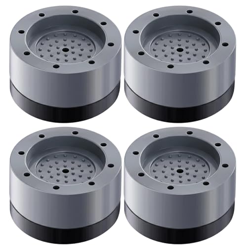 4Pack Anti Vibration Foot Pads for Washing Machine, Washer Dryer Anti Vibration Pads, Heavy Duty Furniture Risers for Table Couch Legs Feet (1inch)