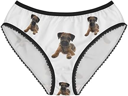 DogsMakeMeHappy Purebred Border Terrier Panties, Purebred Border Terrier Underwear, Briefs, Cotton Briefs