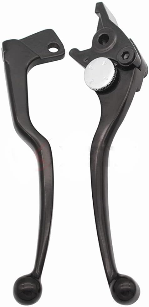 Motorcycle Brake Clutch Levers for Suzuki GSXR 600 750 Katana 600F 750F SV650 SV650S Custom (Black)
