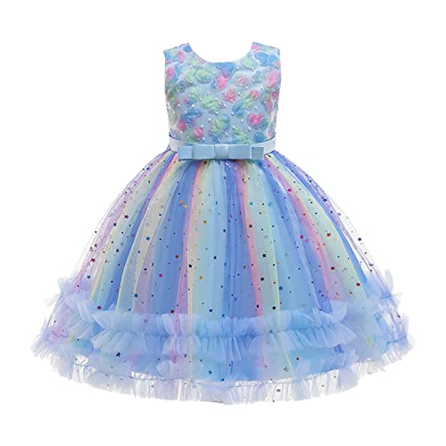 Robe en tulle pour petite fille aux finitions soignées pour mariage et grand ballet