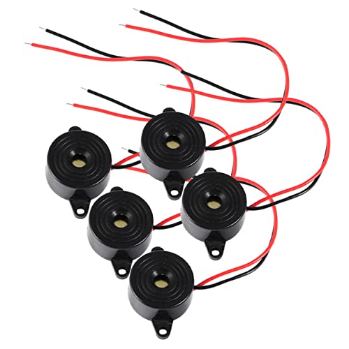 FUNOMOCYA Electronic Buzzer Piezo Alarm for Car Motorcycle Insulated Material Cable