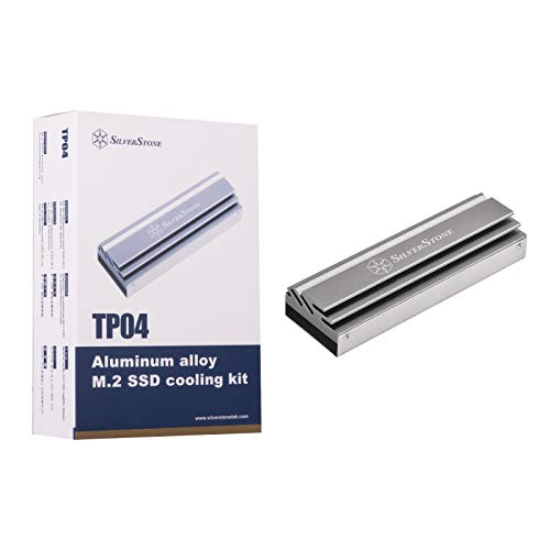 Image of SilverStone Technology TP04 Aluminum Alloy M.2 SSD Cooling kit, TAA Compliant