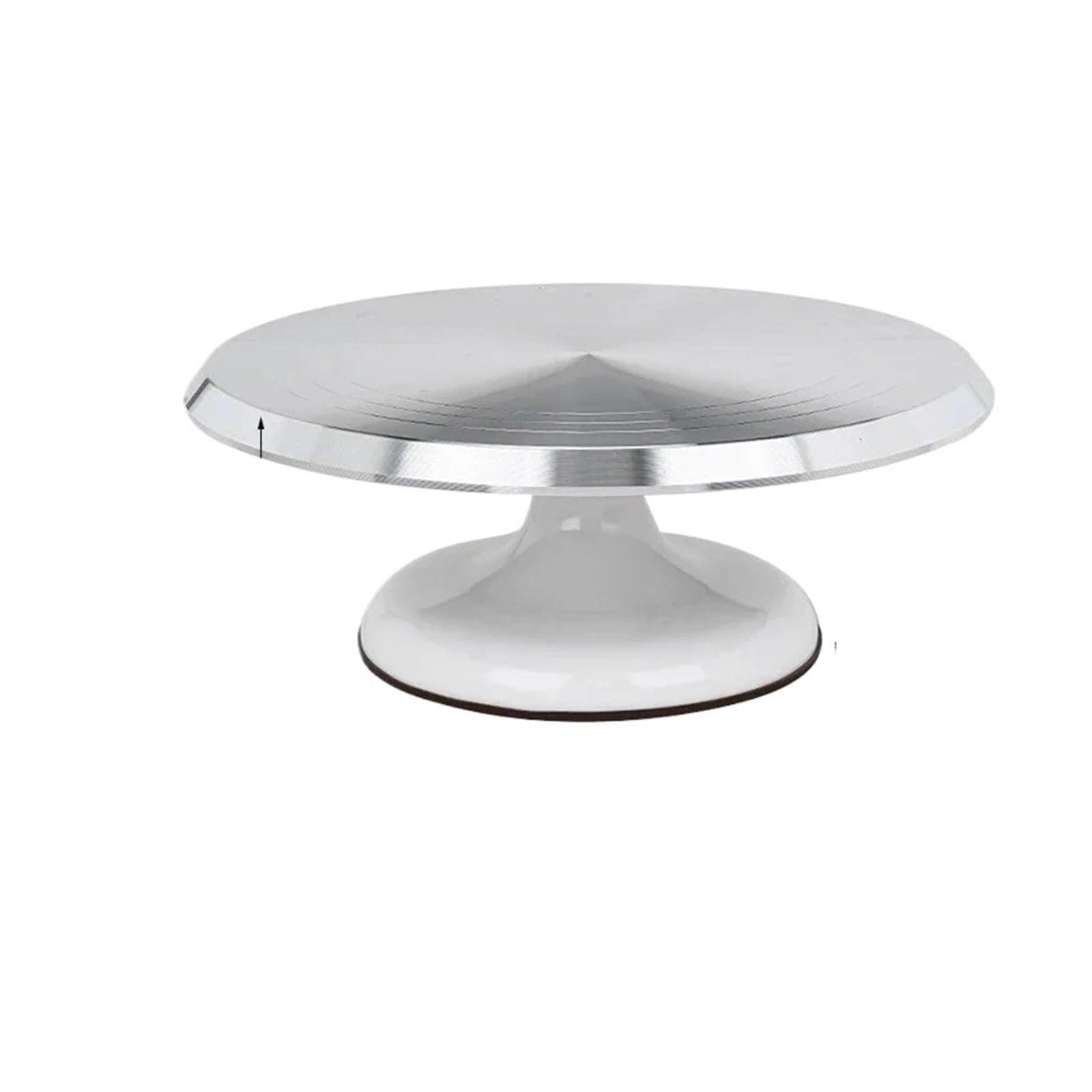 Tocadiscos de aluminio de 12 pulgadas para tartas de cumpleaños, mesa de plástico y flores de Ceic para decoración de pasteles y decoración de pasteles