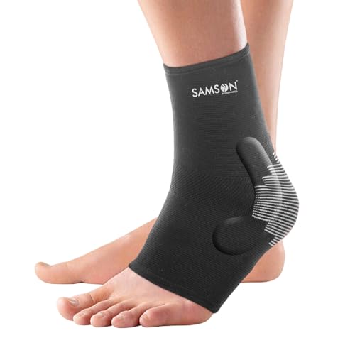 Image of SAMSON Tennis Elbow Brace with Silicone Pad, Pain Relief, Sports Compression (Large)
