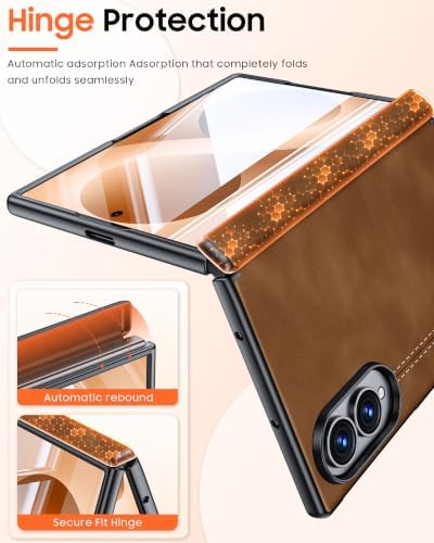 BSNRM Magnetic for Samsung Galaxy Z Fold 8 Case with HD Screen Protector - 4