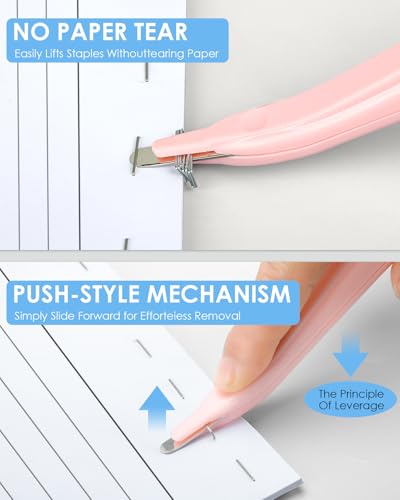 image for KTRIO Magnetic Staple Remover Tool 4 Pack, Professional Stapler Remove