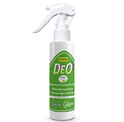 Deo Verde - Deodorante Spray per Ambienti e Tessuti, ipoallergenico, non Lascia aloni, macchie, deterge e igienizza le superfici - pet friendly 250 ml - Acqua di Gio (Acqua di Gio)