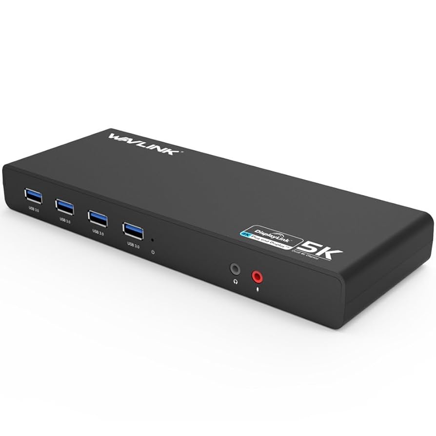 Amazon.com: WAVLINK USB 3.0 Dual 5K/4K@60Hz Laptop Docking