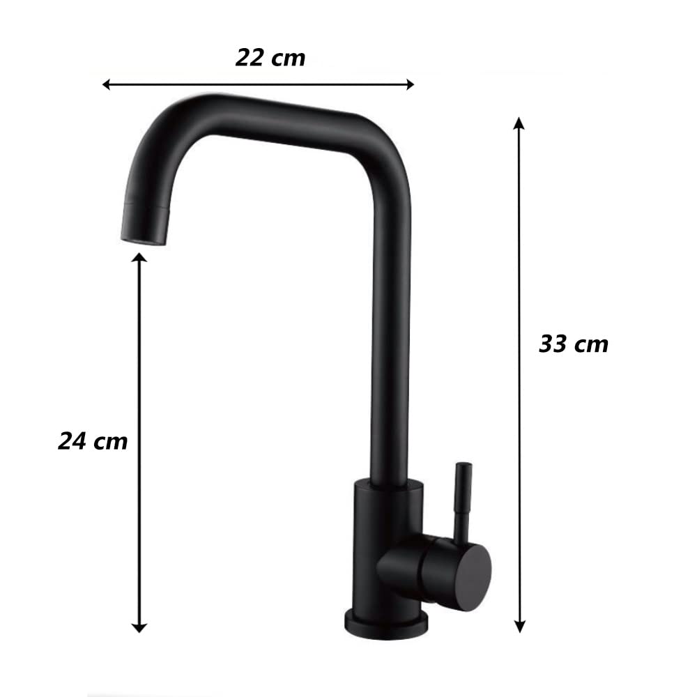 Miscelatore Lavello Cucina Serie Essenza Canna Alta 90° - Piralla