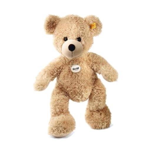 Steiff 012808 Charly Schlenkerteddy 30 beige Bär 2 Steiff Teddybär Fynn - 40 cm - Teddy Kuscheltier für Kinder - beweglich & waschbar - beige (111679)