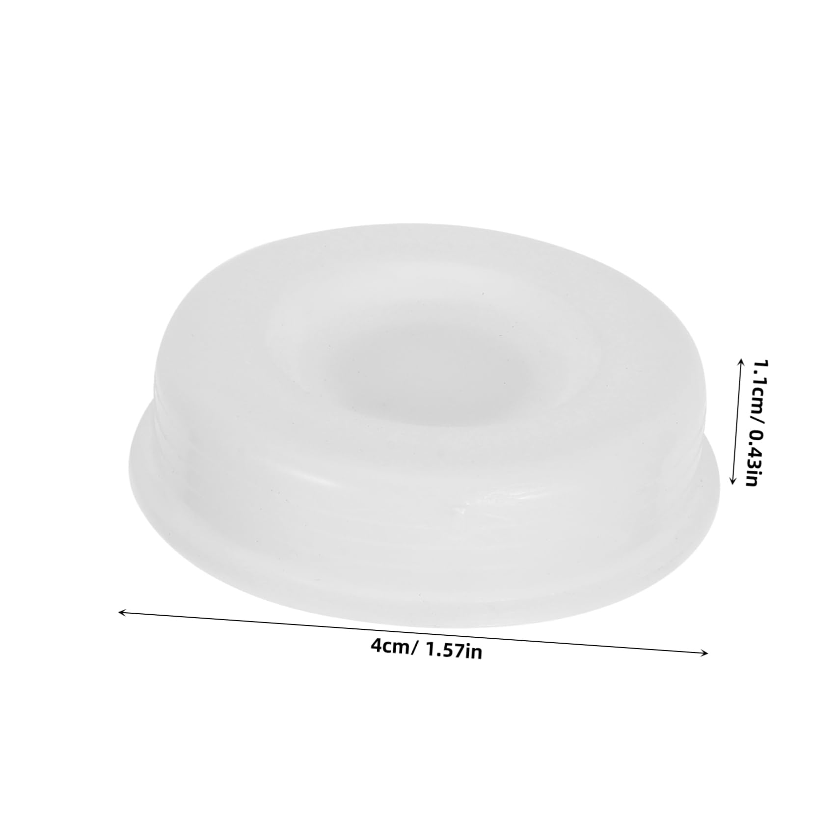 SOLUSTRE 20pcs Mailing Tube End Caps Small End Caps End Plugs for Mailing Tubes Multi-function Round Caps Round End Caps Kraft Paper Tube End Plugs Poster Tube End Plugs White Plastic