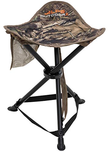 ALPS OutdoorZ Tri-Leg Hunting Stool, Mossy Oak Break-Up Country