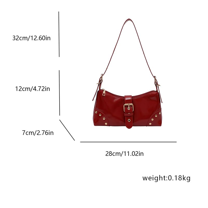 Bolso de hombro de piel para mujer, gran capacidad, bolsillos