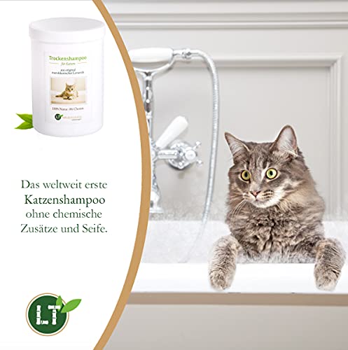 Katzenshampoo LT-Naturprodukte Trockenshampoo für Katzen