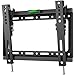 Produktbild Flache TV Wandhalterung neigbar für 13-42 Zoll TV bis zu 35 kg, Ultra Slim TV Wandhalterung universal max 200x200 VESA Halterung Fernseher Aufhängung - Fernsehhalterung Wand Schwarz TME-22B