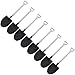 Z Zicome Novelty Disposable Plastic Shovel Shape Dessert Spoon, Set of 50