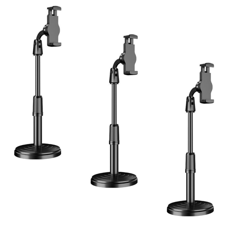 Soporte para teléfono móvil con altura regulable y bordes suaves Artibetter de 3 piezas