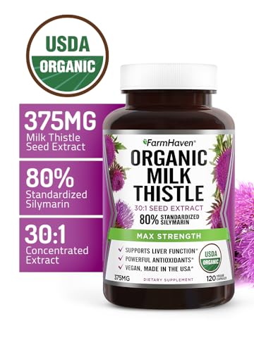 Farmhaven B19030007-01-2004 Usda Organic Milk Thistle Capsules thumb #2