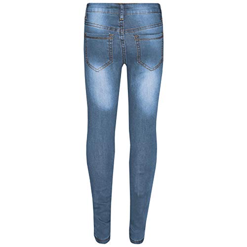 Jeans Lightweight Denim Ripped Pants Comfort Skinny Stretch Jeans Trendy Stretchable Pants for Girls Age 3-142