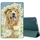 TIANDIMY Personalisierte Tablet hülle für iPad Pro 13 2025 Schutzhülle für Tablet,Individuelle Text Bildern Foldable Flip Case Schutz Tablet hülle für Pro 13 2025 Cover-Green-A3