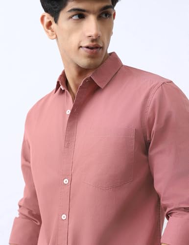 Image of Urbano Fashion Men's Cotton Full Sleeve Regular Fit Casual Solid Shirt