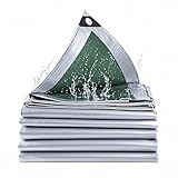 bois de chauffage par camion pas cher Protection imperméable double face : dotée de coutures sans couture et d'un revêtement résistant aux UV, cette grande bâche (argent d'un côté, vert de l'autre) offre une durabilité exceptionnelle contre l'abrasion et les conditions environnementales difficiles, adaptée pour couvrir les piscines, les toits ou les meubles d'extérieur.