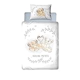 LIEFERUMFANG : 1 x Kopfkissenbezug 40x60 cm + 1 x Bettbezug 100x135 cm