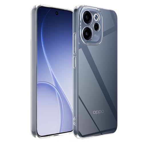 Yenwen Trasparente Cover per OPPO Reno 15 5G Custodia, Crystal Cover in TPU Ultrasottile, Flessibile e Trasparente, Antigraffio, Antiurto
