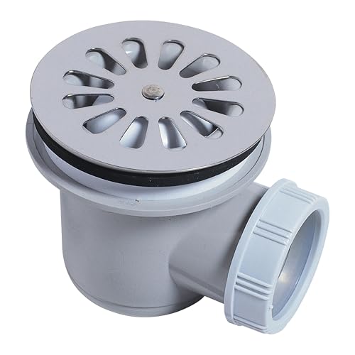 Wirquin 30724002 Piletta doccia Ø60 grigio con uscita orizzontale