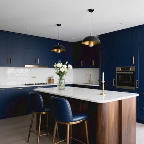 Image of Yancorp 24 inchx394 inch /32.8' Matte Gray Blue Peel and Stick Wallpaper Removable Contact Paper for Cabinets Self-Adhesive and Drawers Stick on Wall Paper for Bedroom Kitchen