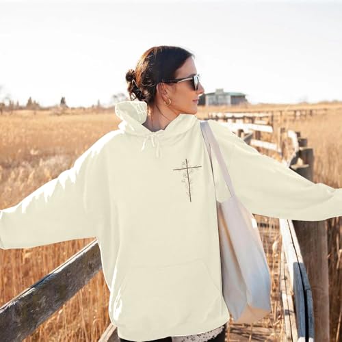 ASTANFY Christian Sweatshirts for Women Jesus Religious Faith Hoodies Inspirational Graphic Tee Long Sleeve Pullover Shirts3