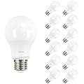 Linkind A19 LED Light Bulbs Dimmable, 60W Equivalent Light Bulbs, E26 Base, 5000K Daylight, 9.5W 840 Lumens 120V, UL Listed FCC Certified, LED Lights for Bedroom Living Room Home Office, 12 Packs