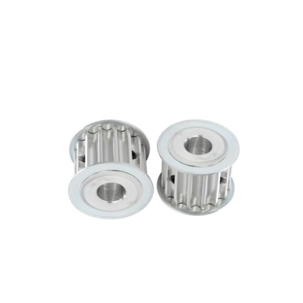 Polea síncrona de 12 dientes HTD 8M, diámetro de 14mm y chavetero para correa 15mm 7