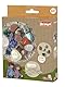 Simba 109462661 - Scout Mineralien-Ausgrabungsset (5 Steine zum Ausgraben) - Forscher- und Entdecker-Spielzeug für Kinder ab 5 Jahre inkl. Lupe, Werkzeug & Beutel, zufällige Auswahl aus 3 Sets