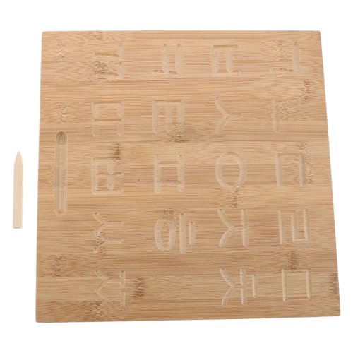 Tableau d'écriture débutants bambou rainuré planche tracer préscolaire