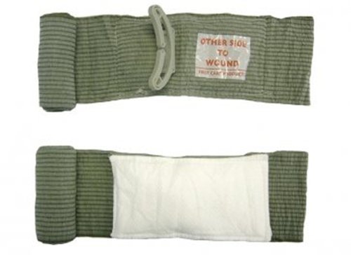 Vas Black Ops Tactical Trauma First Aid Kit #2 Plus - Israeli Bandage & Universal (Sam Type) Splint Black Molle Bag #TOP4