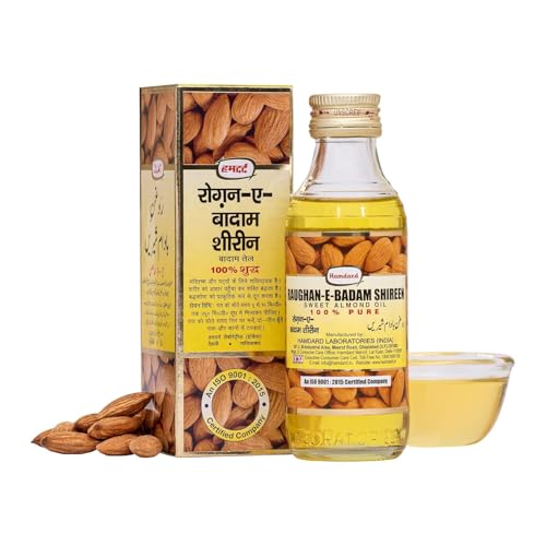Hamdard RAUGHAN-E-BADAM SHIREEN Sweet Almond Oil for Body, Skin &...