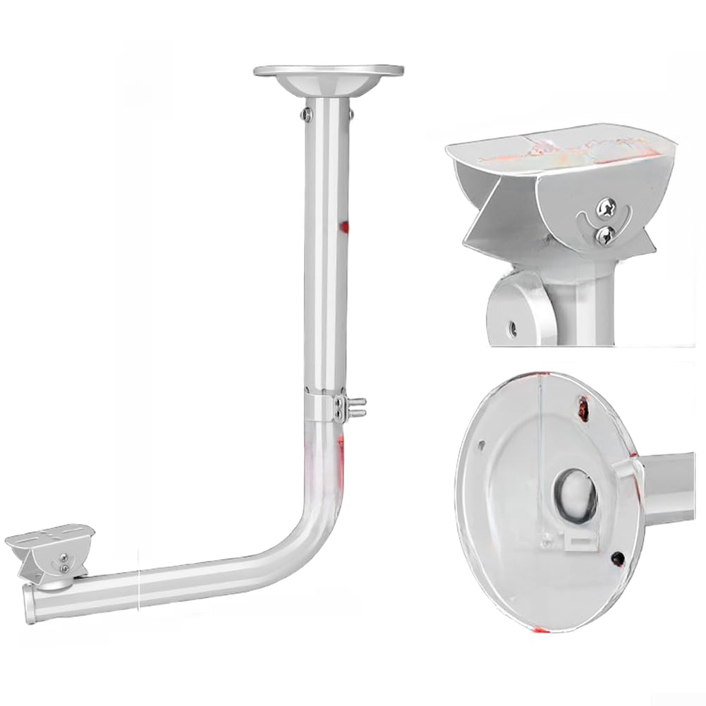 Soporte para cámara de seguridad CCTV con tubo extensible de 30-60 cm ajustable para pared