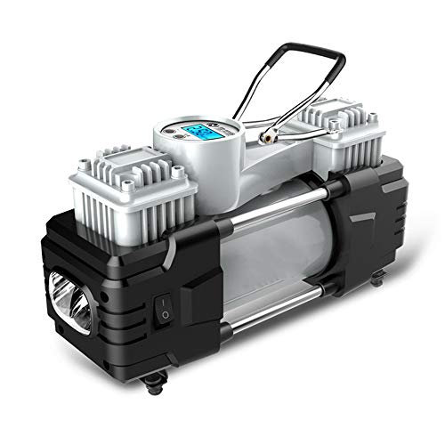 Preisvergleich Produktbild 0lwmk0 Elektrischer Kompressor Tragbare Auto-luftpumpe 12v Doppelzylinder-multifunktions-digital... Tragbares Geführtes Licht