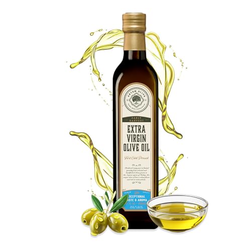 Artem Oliva Early Harvest Extra Virgin Olive Oil | High Polyphenol, Cold Pressed EVOO | Aegean, Izmir, Turkey | 500ml
