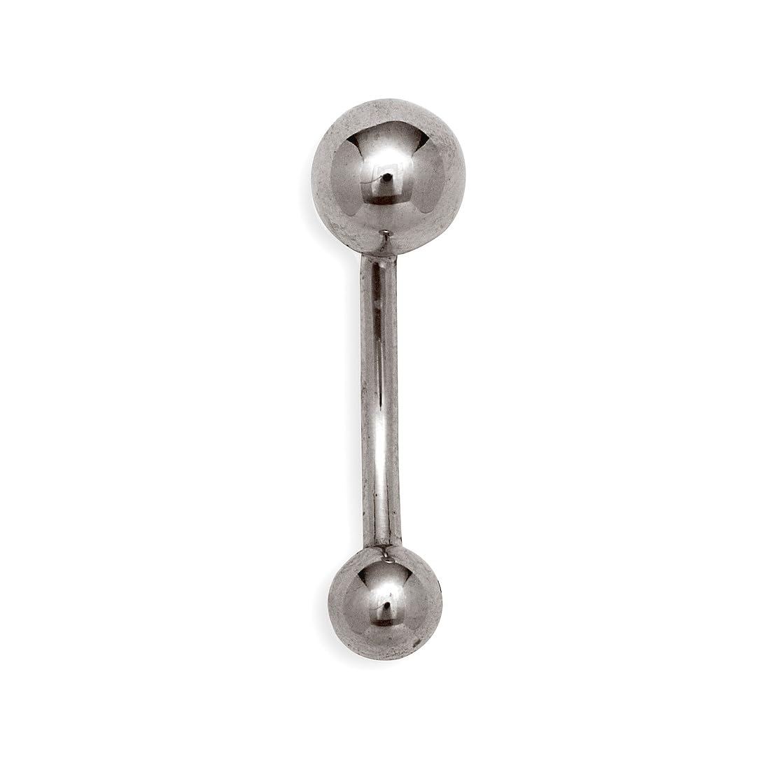 Körperschmuck Bauchnabelpiercing für Damen, 14 Karat Weißgold, 14 Gauge, 22 x 6 mm