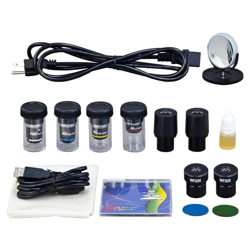Omax MD827S30-PHD 40X-2000X Digital Binocular Phase Contrast Compound Microscope thumb #5