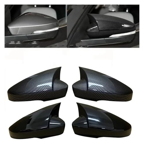 Coques rétroviseurs VW T-Roc look carbone finition premium - 2