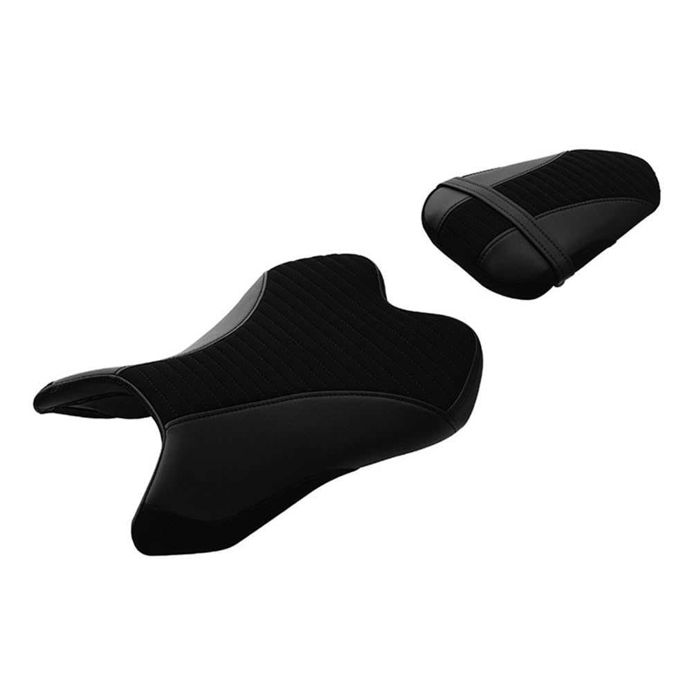 Cojín de asiento para YZF R1 2007-2008 de moto negro 8