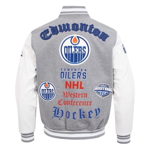 Image of Pro Standard Mens NHL Old English Varsity Jacket