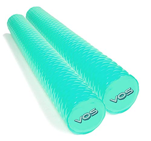 VOS Lazy Floats Foam Pool Noodle Big Round Premium Outdoor Water Float (Seafoam, 2-Pack)