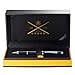 Cross Century II Refillable Gel Ink Rollerball Pen, Medium Rollerball, Includes Luxury Gift Box - Translucent Blue Lacquer