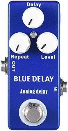 Mosky Delay Guitar Effect Pedal with True Bypass Switch (Blue delay)