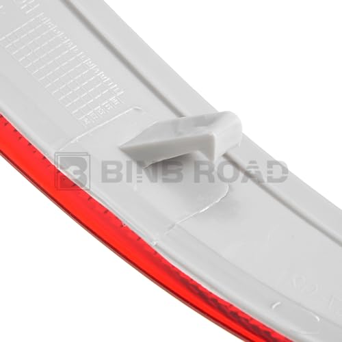Image of Rear Left Bumper Reflector Light LED Driver Side Red Trim Compatible with BMW X5 E70 2009-2013 (Replaces 63147240997 63217158949)