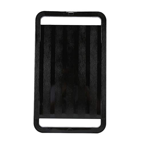 Espelho de mão de barbeiro, armação de ABS transparente de alta densidade, sem ondulações, espelho d